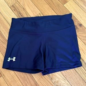 Small blue spandex under armor